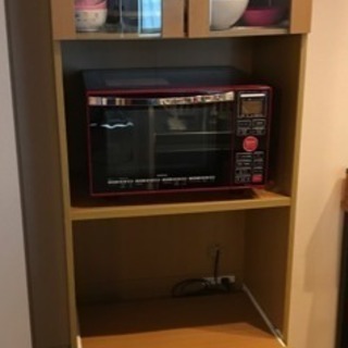 ニトリ 組み立て済み 食器棚 収納棚の画像