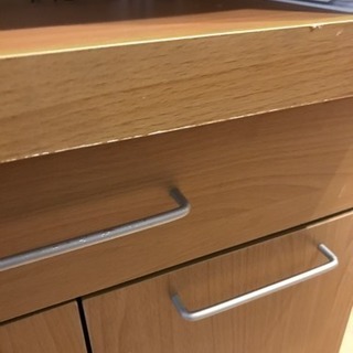 ニトリ 組み立て済み 食器棚 収納棚の画像