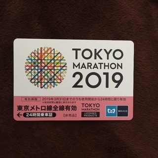 非売品 未使用 東京メトロ全線 乗り放題 チケット