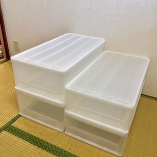 ニトリ 押入れ収納ケース4個セット