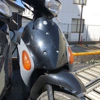 SUZUKI  レッツ4  セル始動 実働 煙吐きあり 福岡市南区の画像