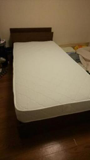【若干値下げ】シングルベッド 引き出し コンセント付