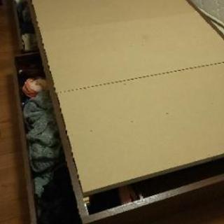 【若干値下げ】シングルベッド 引き出し コンセント付の画像