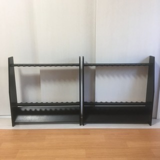 ♩値下げ♩ロッドスタンド  木製  2台set