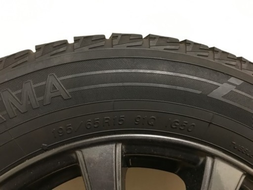14年式セレナ用スタッドレス195/65R15 ホイール付4本セット