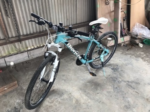 Bianchi マウンテンバイク 空気入れ、その他部品付き