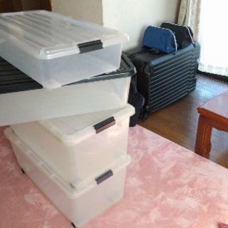 衣装ケース 収納ケース 4個 お話し中