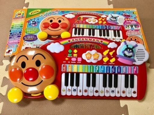 (美品) アンパンマン ノリノリおんがくたい キーボードだいすき