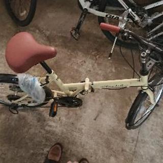 新品 折り畳み自転車の画像