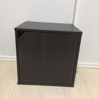 扉付きカラーボックス 一段