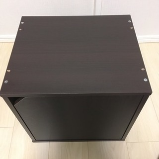 扉付きカラーボックス 一段の画像