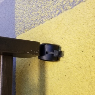 ベビーベッド　中古　ダークブラウンの画像