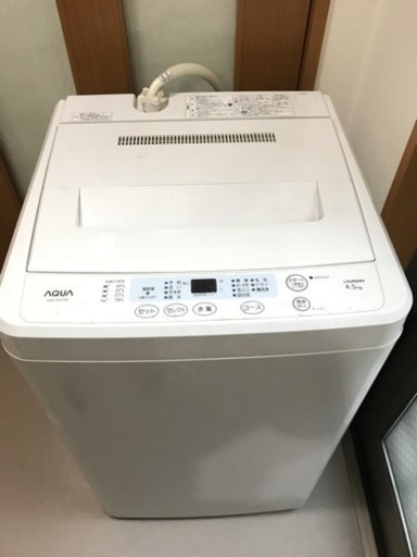 洗濯機 AQUA 4.5kg
