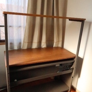 お話中----パソコンラック  パソコン台  机 パソコンデスクの画像