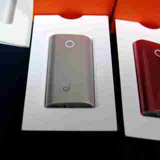 glo グロー　グレイ、レッドの2品と4箱セットの画像