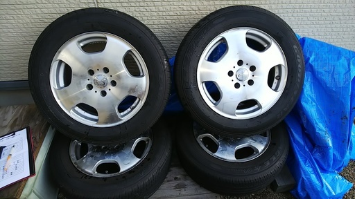 値下げ！残り溝あり！　クラウン・アルファード・エルグランド等に！215/60R16　ホイール付4本