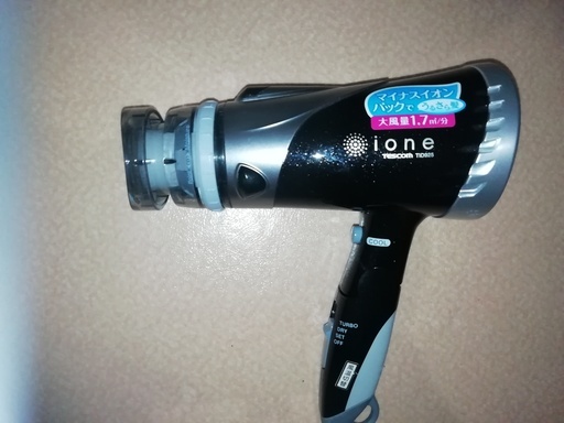 テスコム ヘアードライヤー（ブラック）TESCOM ione マイナスイオン TID925-K