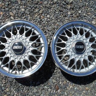 ◎全国発送対応いたします◎14インチ マツダ ロードスター 純正 BBS 6J +45 100-4 2本【RG RS RX 鍛造 軽量 NA6CE NA8C 純正流用 軽 JDM USDM RAYS TE37 ENKEI】