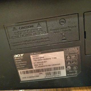 Acer G235H (23inch FullHD(解像度1920x1080) LCDモニター)の画像