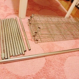 【お譲り】【新宿区】スチールラックの部品バラの画像