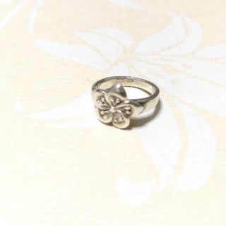 春の花 シルバーリング多分11号 800円→500円