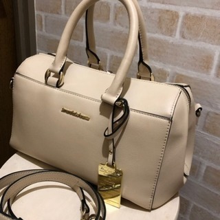 サマンサタバサ ミニボストンバッグ 2way ショルダー 美品