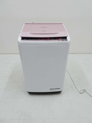 美品 HITACHI 日立 洗濯機 ビートウォッシュ BW-7WV 7キロ ピンク 2016年製 動作確認済み