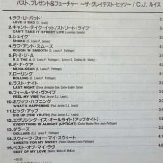 CD　C.J.ルイス「ザ・グレイテスト・ヒッツ」国内盤(レンタル落ち) 1997年発売♪♪♪　の画像