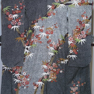 3点セット　【中古】　美品　正絹　振袖　・　袋帯　長襦袢 小さめサイズ　（k3237309-1983rymj）の画像