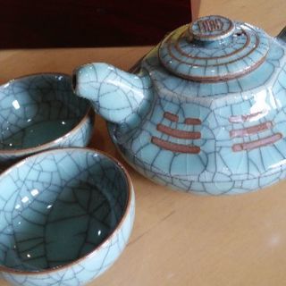 中国茶　茶器セット　箱入りの画像