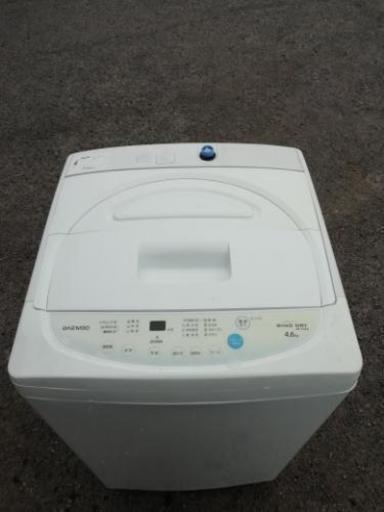 2016年製　4.6㎏洗濯機　DW-P46CB