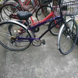 27インチ　オートライト 6段  自転車