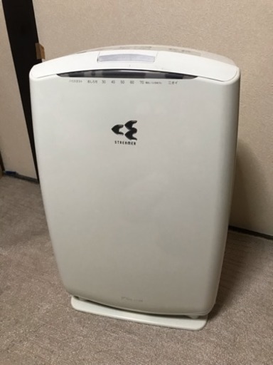 DAIKIN ダイキン加湿空気清浄機 うるおい光クリエール エディオン仕様 バニラホワイト MCK55NE9-W 2012年製