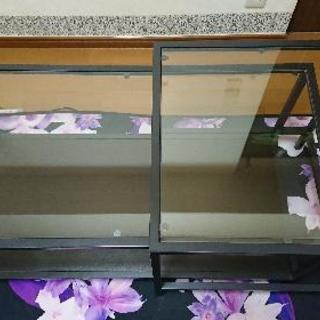 [交渉中]IKEAで購入 ガラスのテーブルセット お譲りします。の画像