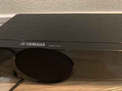YAMAHA YAS-101 サブウーファー内蔵のサウンドバー リモコンなし