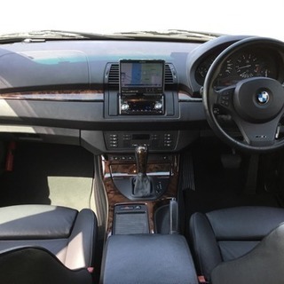 車検32年8月 BMW X5 黒本革 地デジフルセグナビ ETC 綺麗で低走行！の画像
