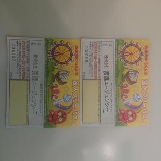 激安‼️西武遊園地フリーパス(大人)二枚で、777円