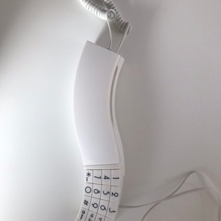 電話機 受付電話 デザインテレフォン ホワイト