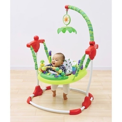 【美品 値下】はらぺこあおむし アクティビティジャンパー ジャンパルー 日本育児