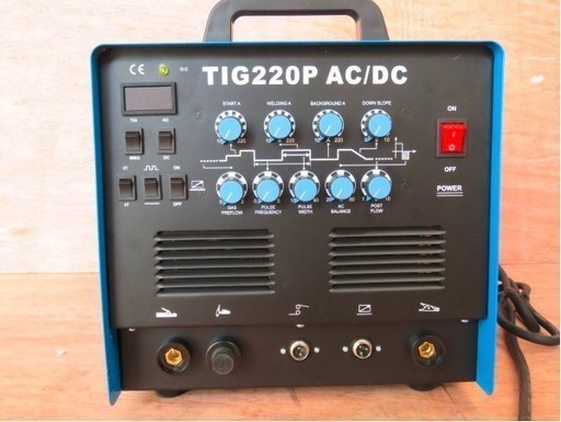 高性能 交流/直流(AC/DC)インバーター TIG220P 溶接機 MMA アルミ/チタン/銅/軟鋼/ステンレス可能