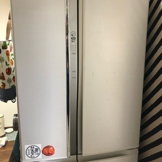 三菱ノンフライ大型冷凍冷蔵庫　MR-R47W-S  465L　愛媛 三菱ノンフロン冷凍冷蔵庫 465ℓ 2013年制 MR-R47W-S 大型 冷蔵庫