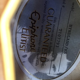 Epiphone Byrdland Elitest （日本製）の画像