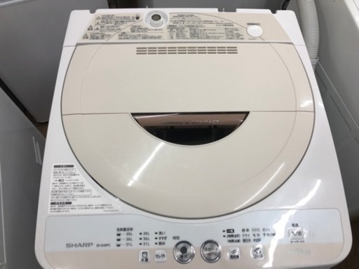 【安心の3ヶ月保証★送料には設置込！】 洗濯機 シャープ 2015年 4.5kg