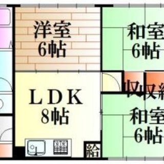 広電日赤病院前徒歩3分３階　賃貸物件３LDK   改装済み物件　...