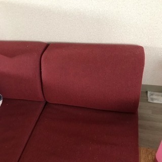 ローソファー レッドの画像
