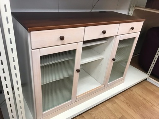 【リサイクルサービス八光　田上店　配達・設置OK】キッチンボード　2口コンセント/キャスター付き