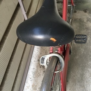 27インチ 赤色  古いけどまだ乗れますの画像