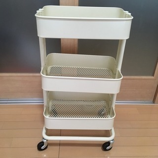 イケア RÅSKOG ロースコグ ワゴン ベージュ 新品 