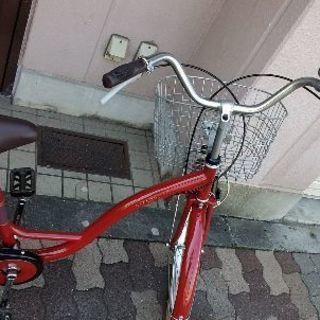 CIIELOUR 26吋ファッションサイクル (レッド)の画像