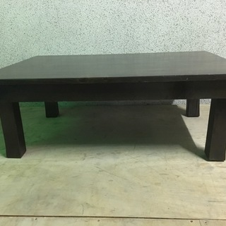 木製 座卓 ちゃぶ台 ローテーブル 脚折りたたみ可 幅90cm×...